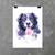 Cool Watercolors Custom Pet Portrait - Poster Only