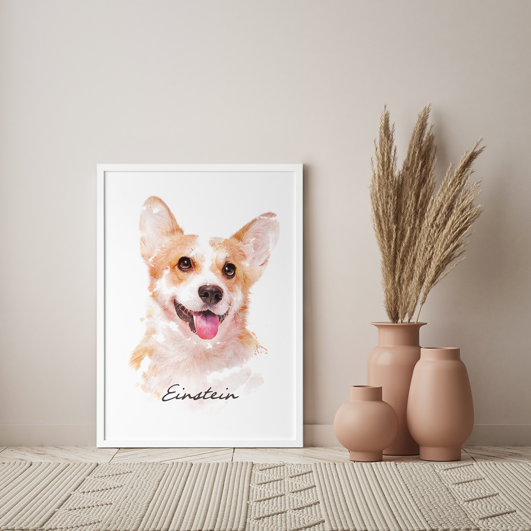 Personalized pet shop paintings